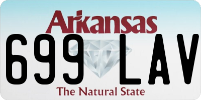 AR license plate 699LAV