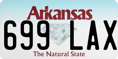 AR license plate 699LAX