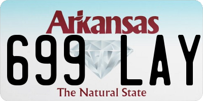 AR license plate 699LAY