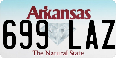 AR license plate 699LAZ