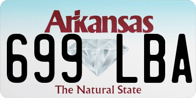 AR license plate 699LBA