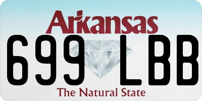 AR license plate 699LBB