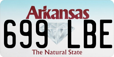 AR license plate 699LBE