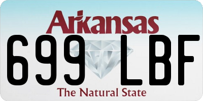 AR license plate 699LBF