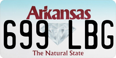 AR license plate 699LBG