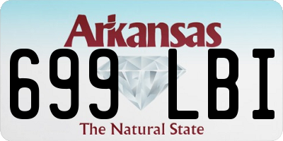 AR license plate 699LBI