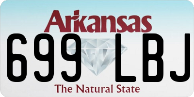AR license plate 699LBJ