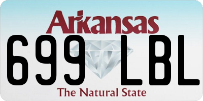 AR license plate 699LBL