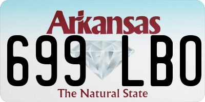 AR license plate 699LBO