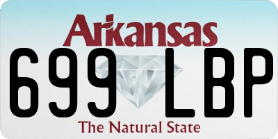 AR license plate 699LBP