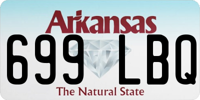 AR license plate 699LBQ