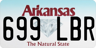 AR license plate 699LBR