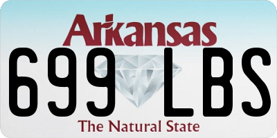 AR license plate 699LBS