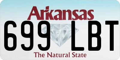 AR license plate 699LBT