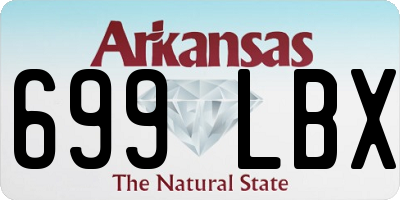 AR license plate 699LBX