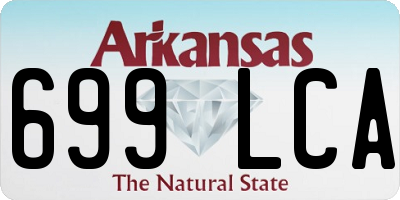 AR license plate 699LCA