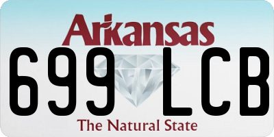 AR license plate 699LCB