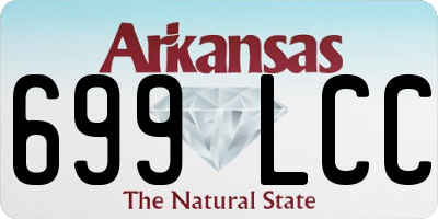 AR license plate 699LCC
