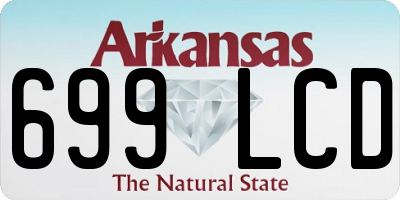 AR license plate 699LCD