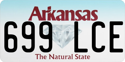 AR license plate 699LCE