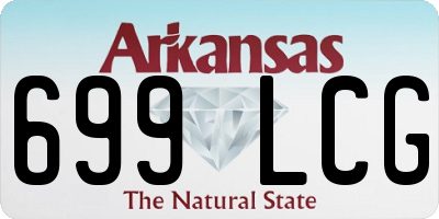 AR license plate 699LCG