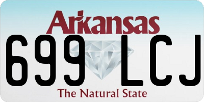 AR license plate 699LCJ