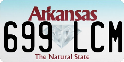 AR license plate 699LCM