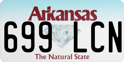AR license plate 699LCN