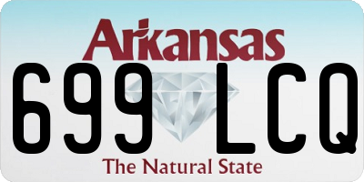 AR license plate 699LCQ