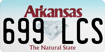 AR license plate 699LCS