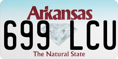 AR license plate 699LCU