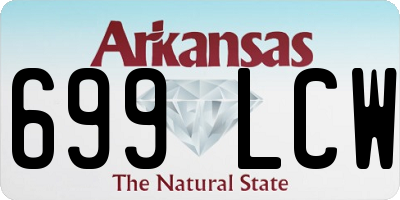 AR license plate 699LCW