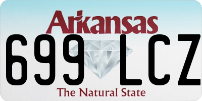 AR license plate 699LCZ