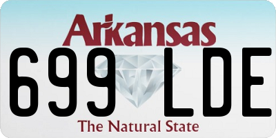 AR license plate 699LDE