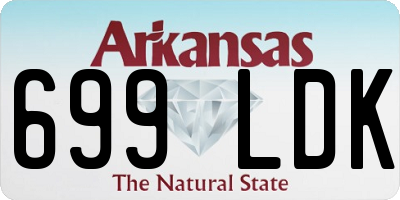 AR license plate 699LDK