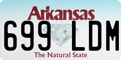 AR license plate 699LDM
