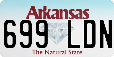 AR license plate 699LDN