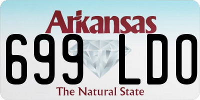 AR license plate 699LDO