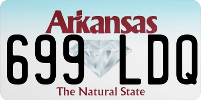 AR license plate 699LDQ