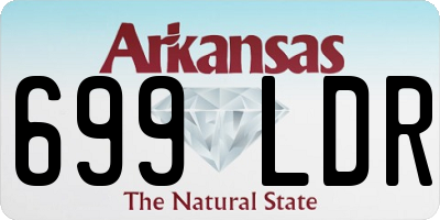 AR license plate 699LDR