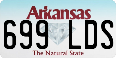 AR license plate 699LDS