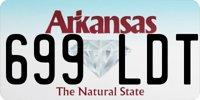 AR license plate 699LDT