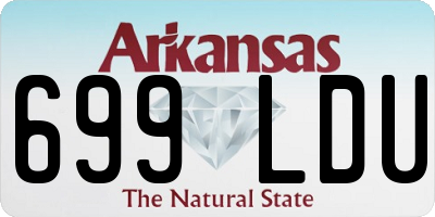 AR license plate 699LDU