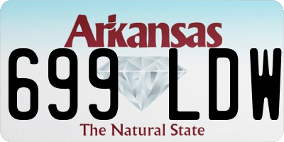 AR license plate 699LDW