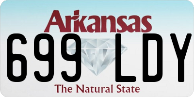 AR license plate 699LDY