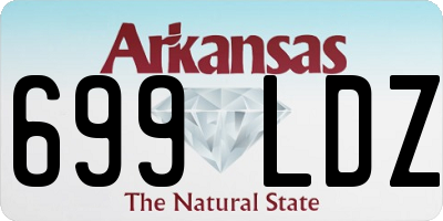 AR license plate 699LDZ