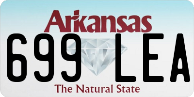 AR license plate 699LEA