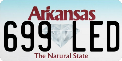 AR license plate 699LED
