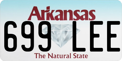 AR license plate 699LEE