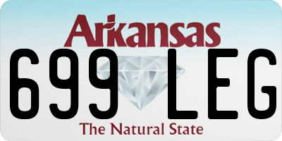AR license plate 699LEG